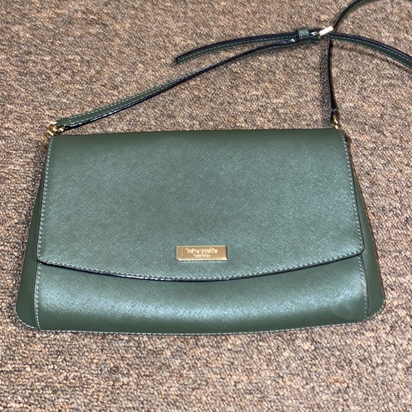 Kate Spade olive green purse - Picture 1 of 7